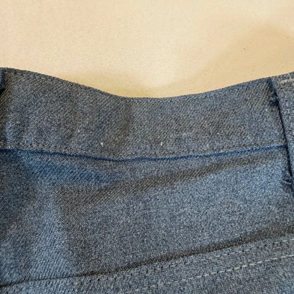 Vintage Levis Action Slacks Mens 38x29 Blue Dacron Polyester Made in USA 80s 90s